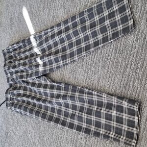 Topman Gray Plaid Men's Pants